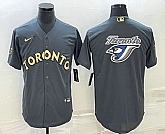 Men's Toronto Blue Jays Big Logo Grey 2022 All Star Stitched Cool Base Nike Jersey,baseball caps,new era cap wholesale,wholesale hats